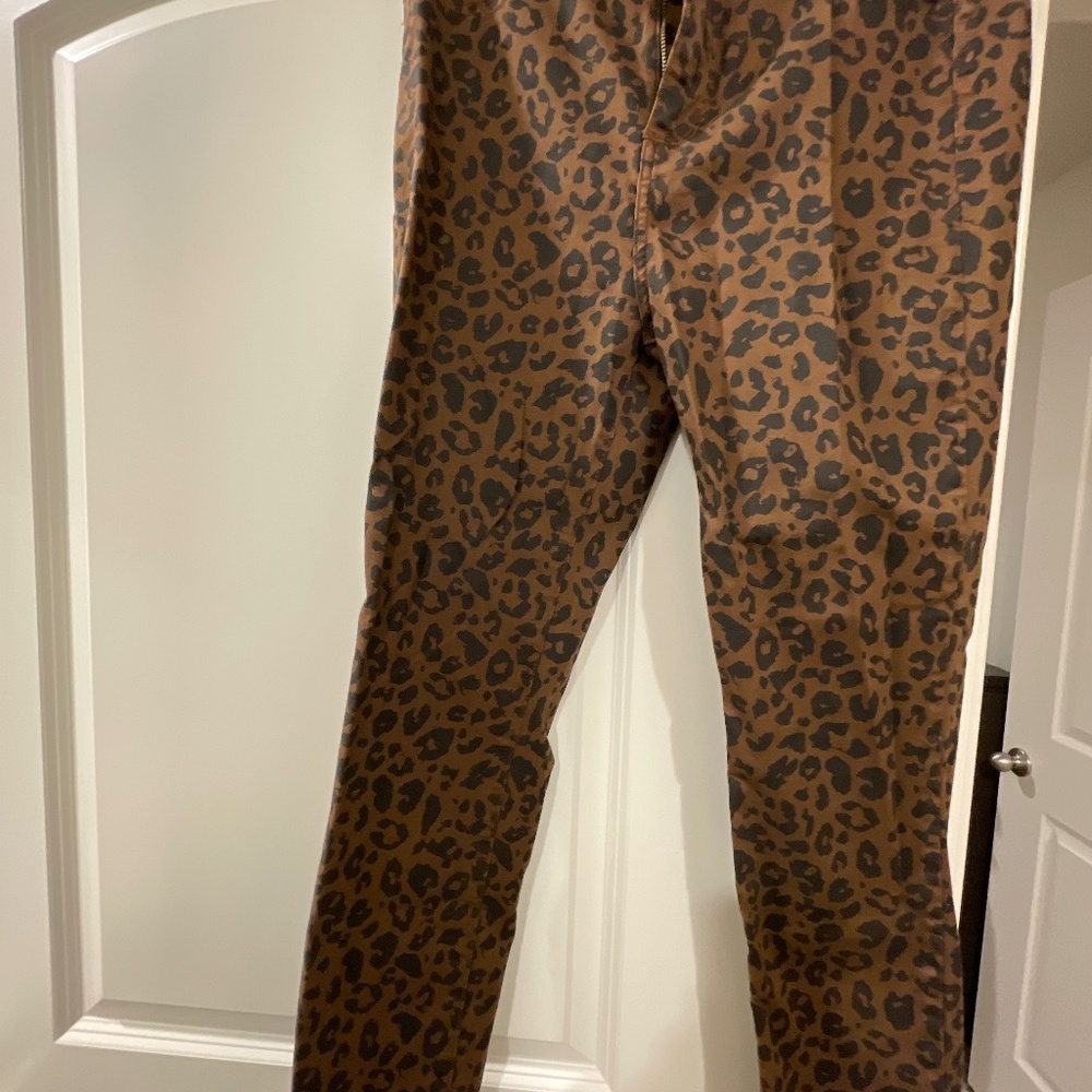 Like New black and brown print jeans size 11